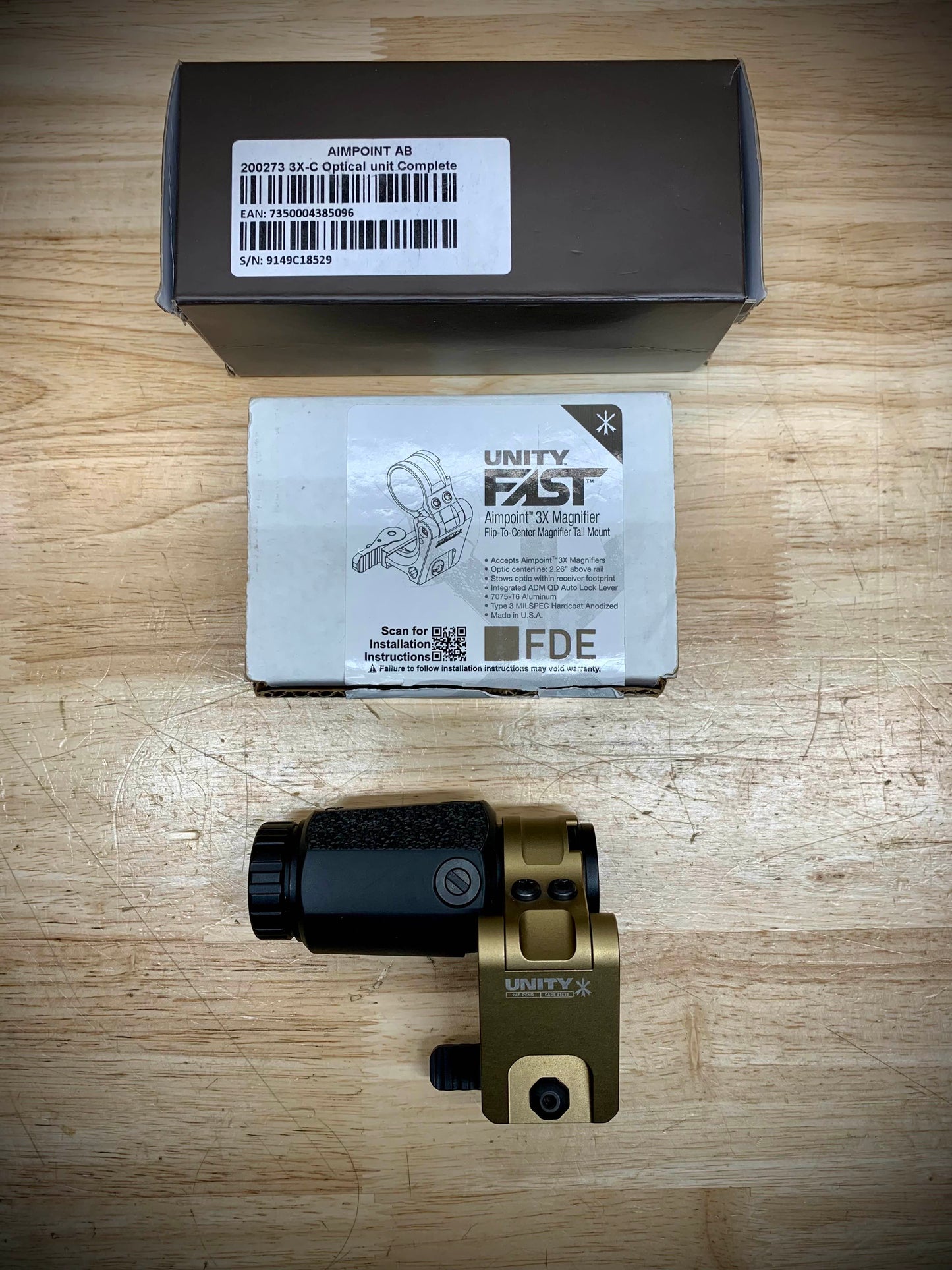 Aimpoint 3XC Magnifier + Unity FTC