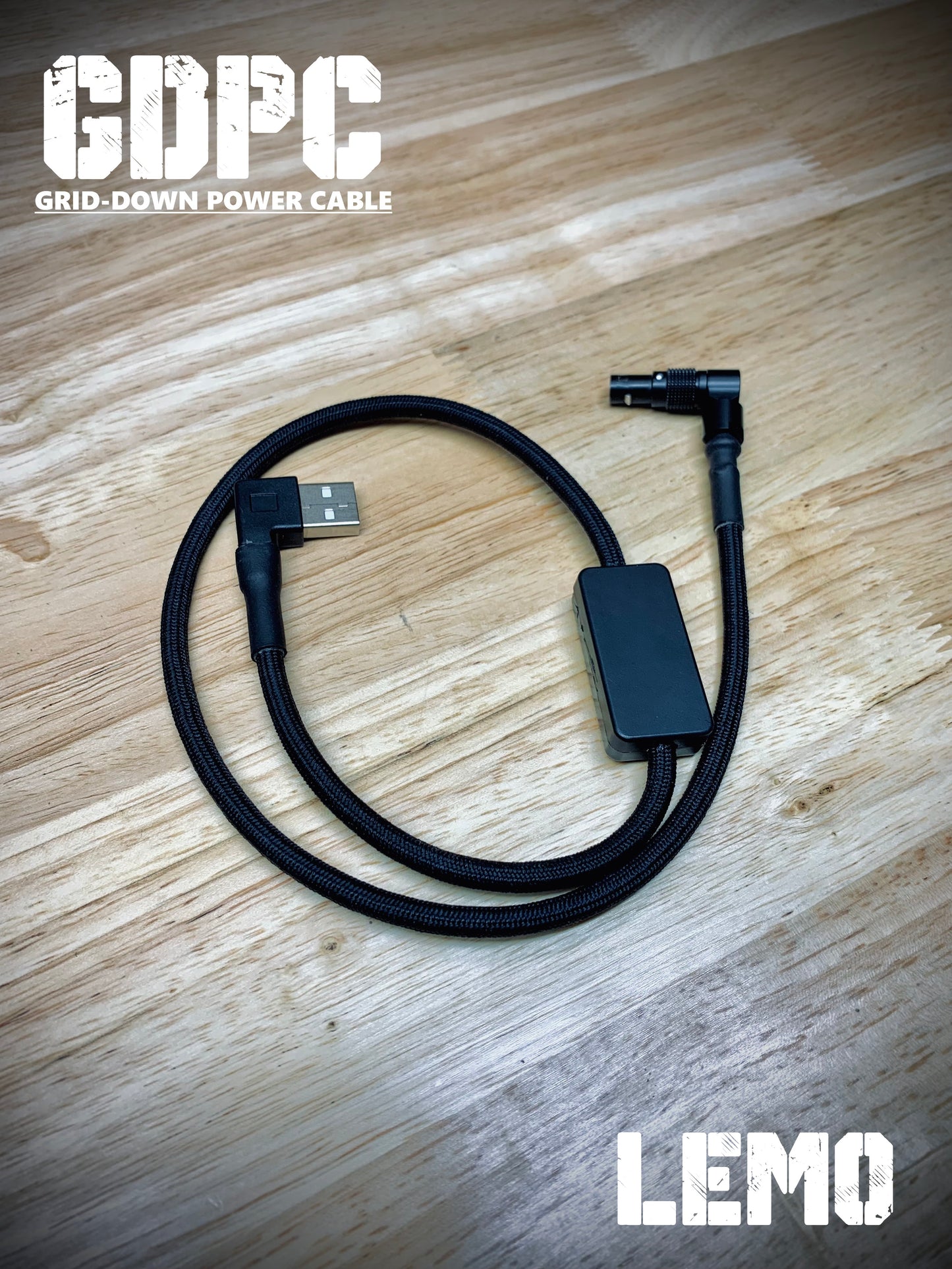 GRID-DOWN USB POWER CABLE (GDPC) LEMO