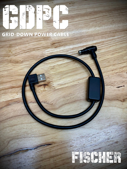 GRID-DOWN POWER CABLE (GDPC) USB to FISCHER