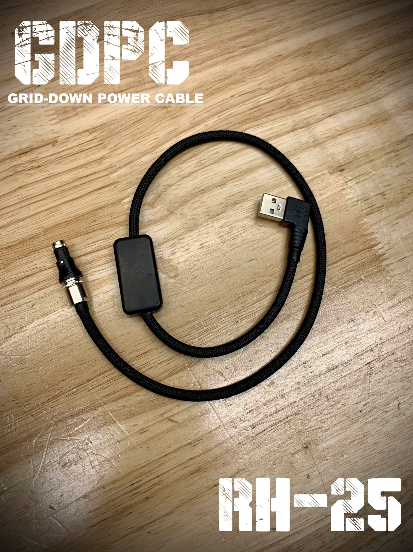 GRID-DOWN USB POWER CABLE (GDPC) - iRay RH-25